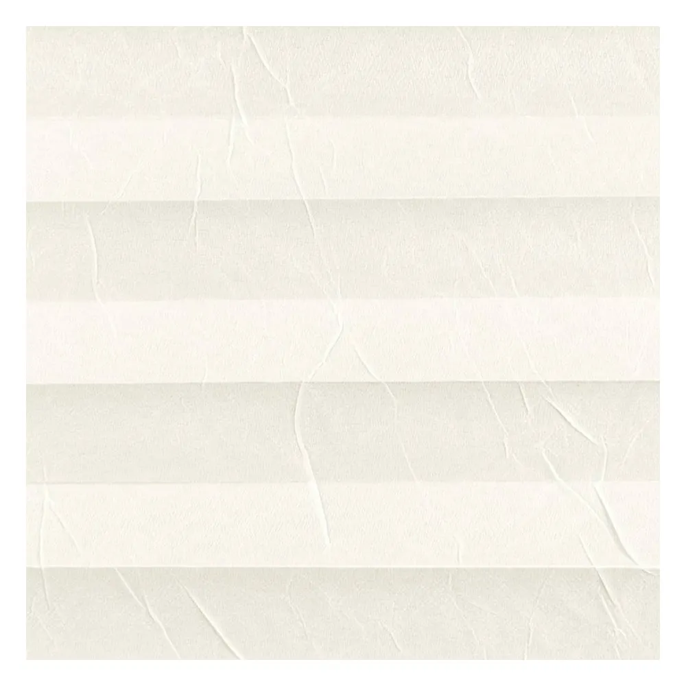 Muestra de tejido para cortina plisada a medida | 20502 blanco / traslúcido / Cara Crush Perlmutt Color