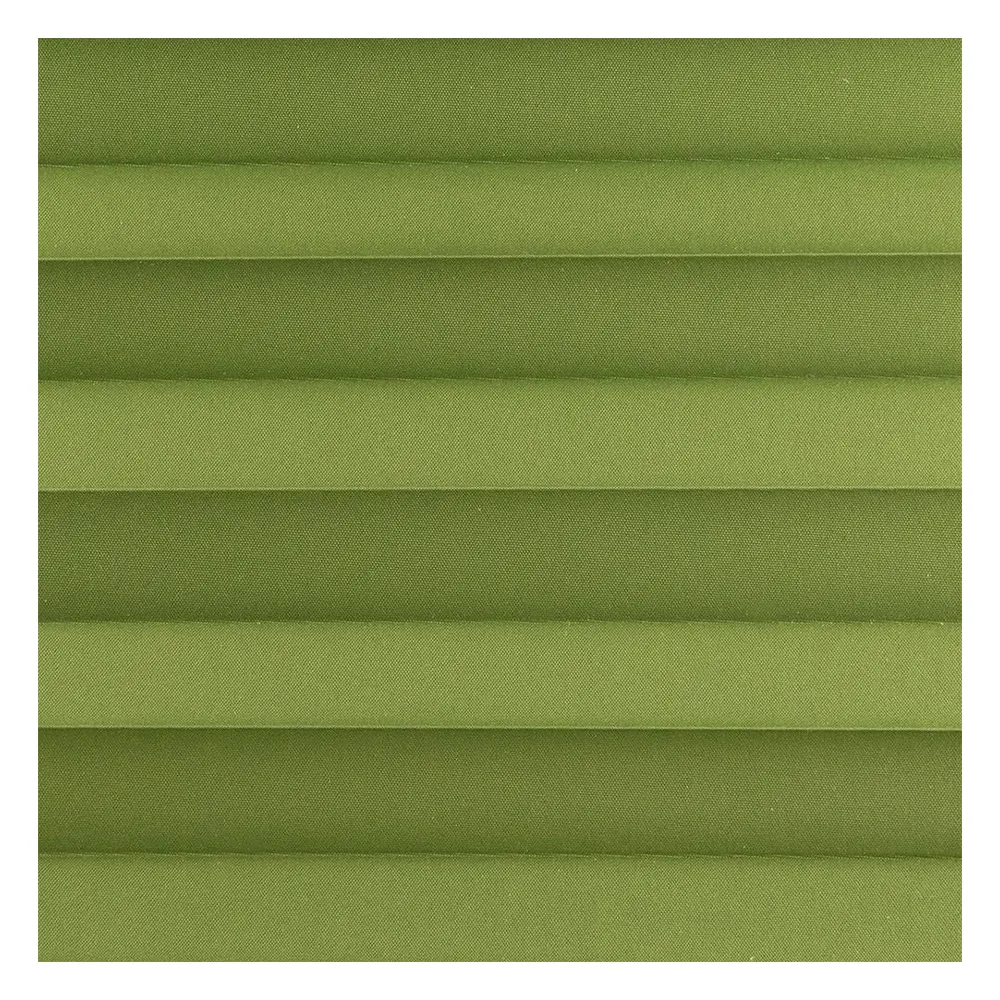 Campioni di tessuto per tenda plissettata su misura | Efix007ch verde / semi-trasparente / easyfix