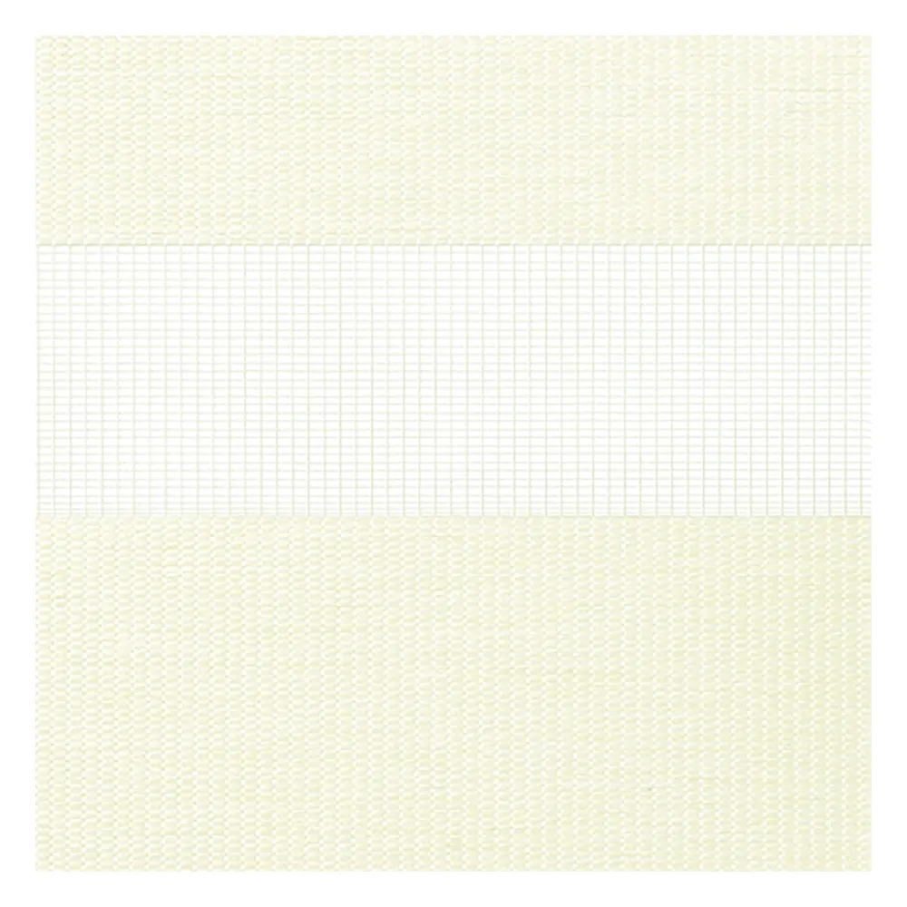 Stoffmuster für Doppelrollo nach Maß | A401 beige-creme / lichtdurchlässig / Madera