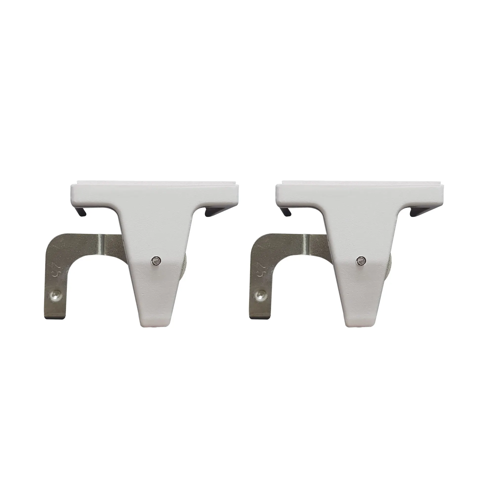 Diversi supporti adesivi per tende da 25 mm in varie versioni