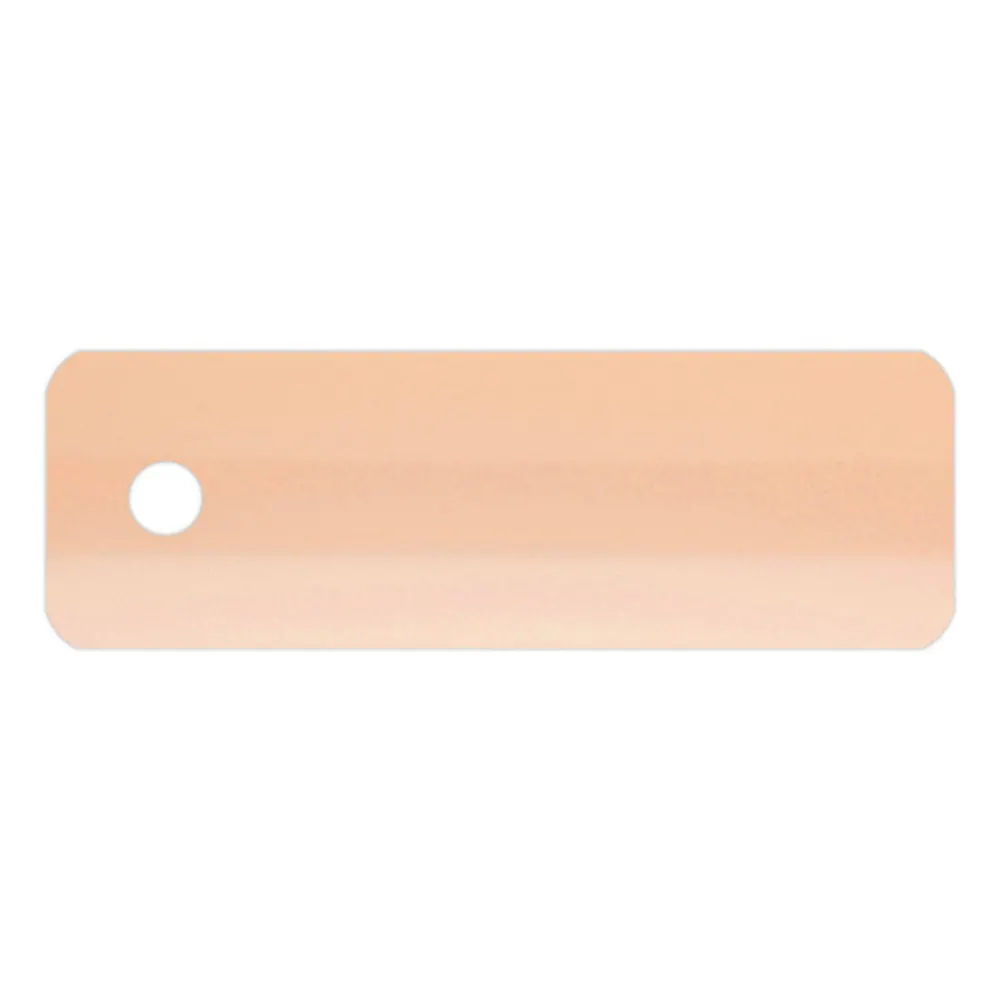 Lamellen-Muster für Aluminium-Jalousie nach Maß | 25 mm / 3189 orange / matt 