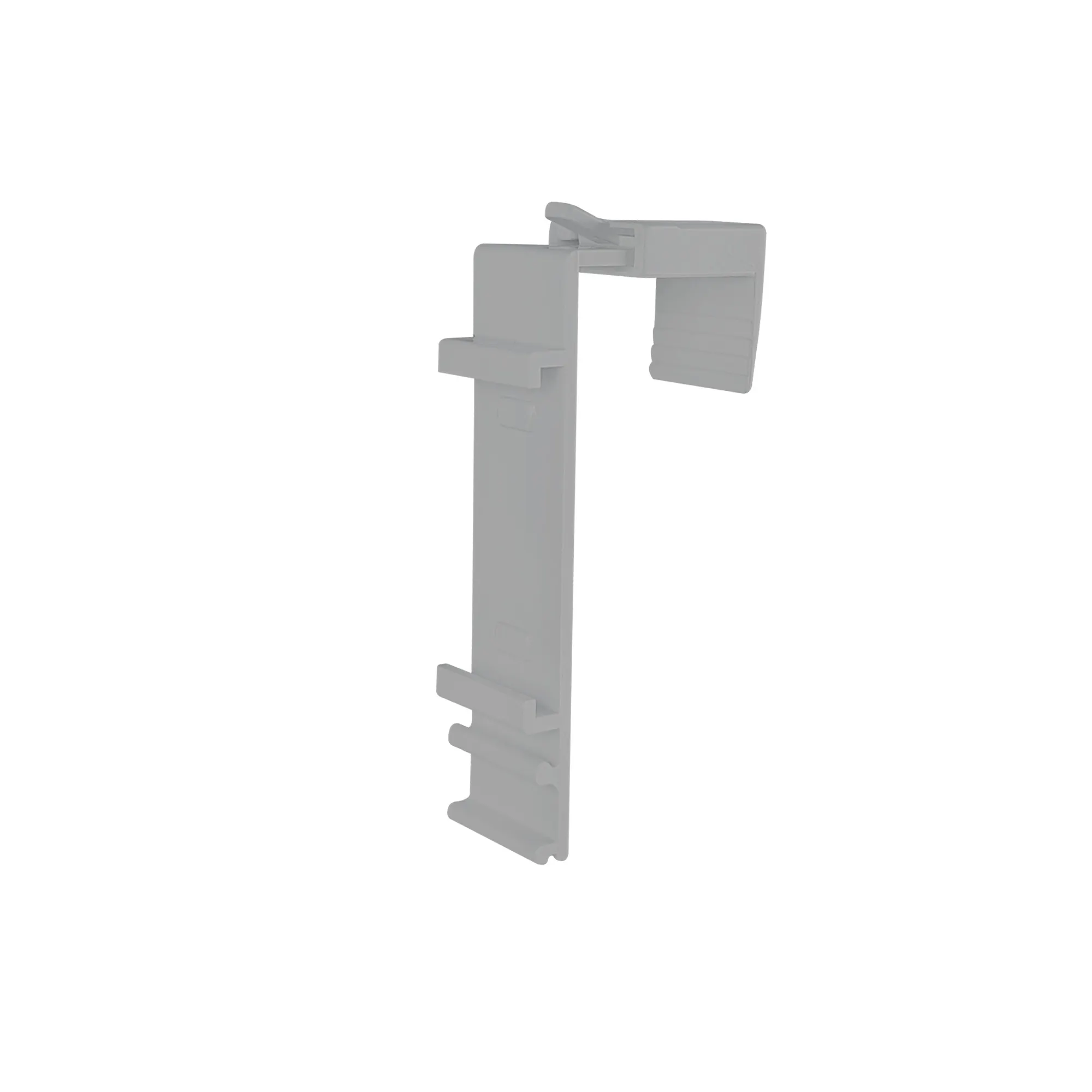 Klemmhalter für Klemmfix Doppelrollo | 15 - 23 mm Fensterflügel | 1er Pack, grau