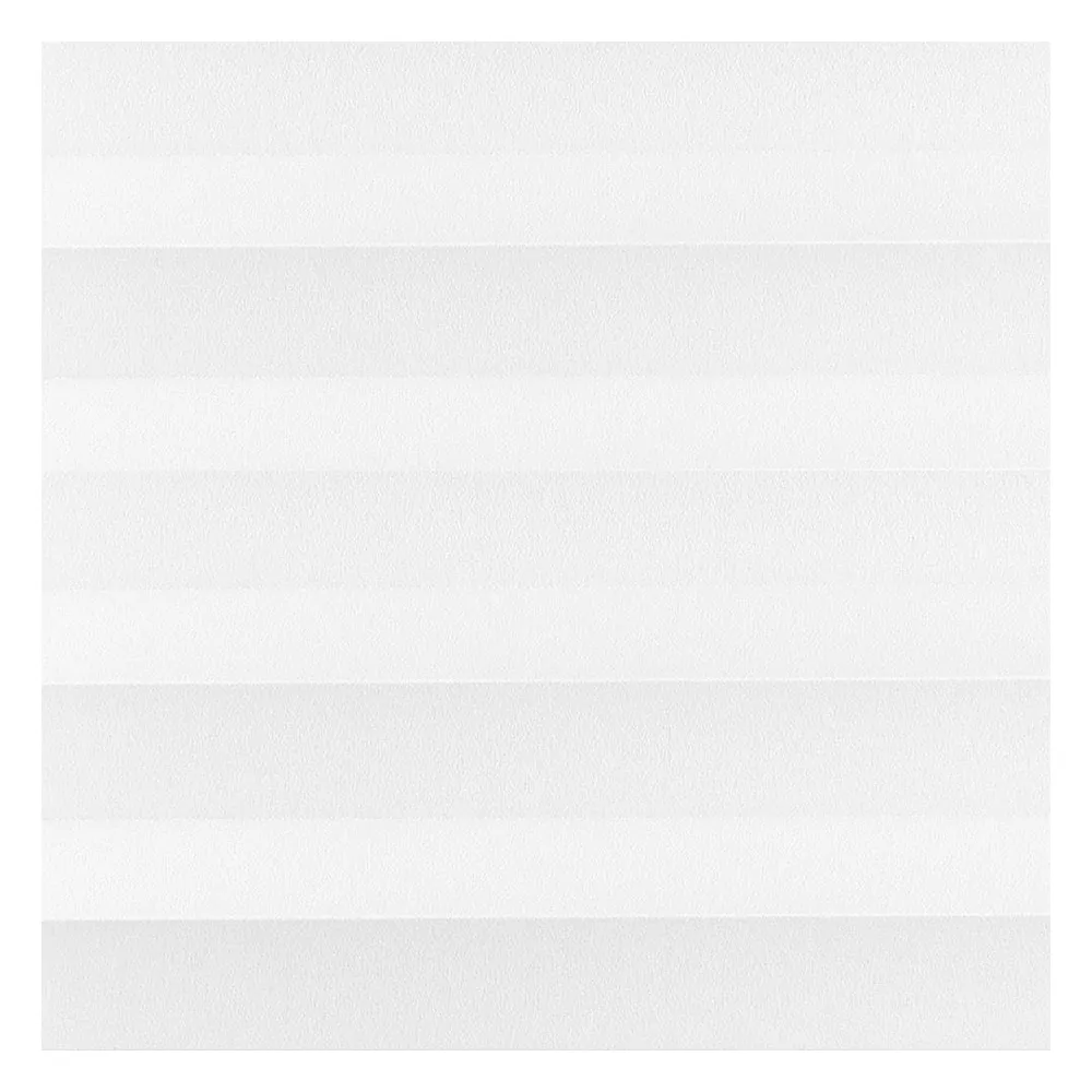 Échantillon tissu pour store plissé sur mesure | Efix009ch blanc / translucide / easyfix