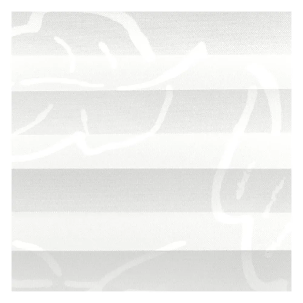 Échantillon tissu pour store plissé sur mesure | 30551 blanc / translucide / Battra