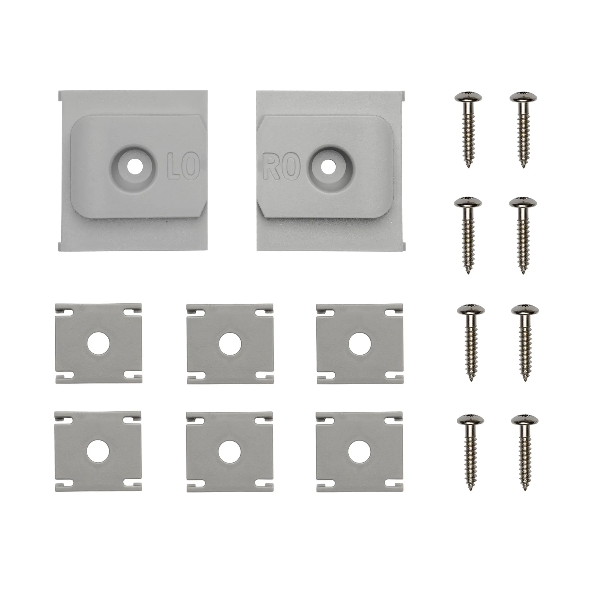 Set di ricambi per tende da tetto con supporti e viti