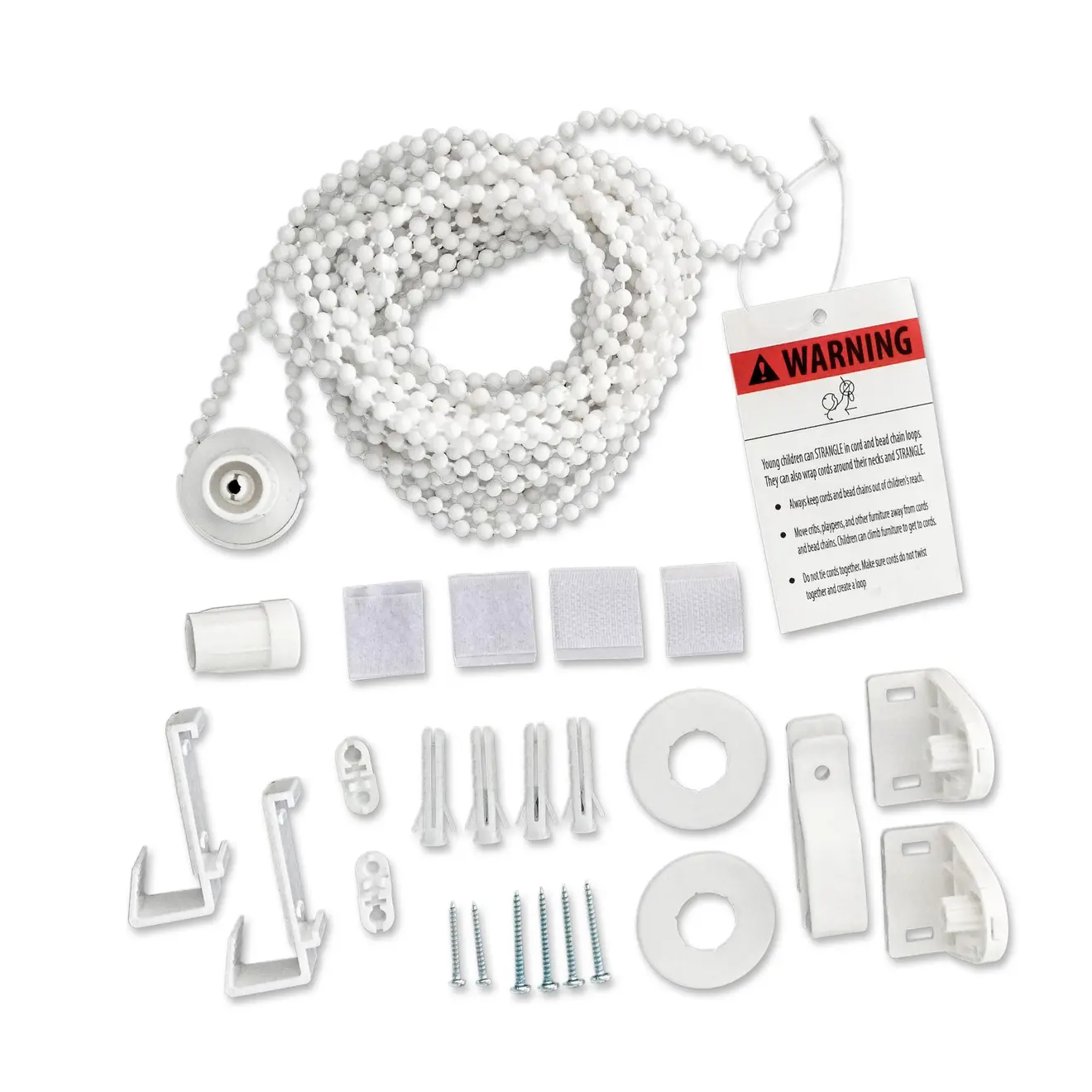 Ersatzteil Set für VICTORIA M Klemmfix Rollos mit Kettenzug, Halterungen und Schrauben