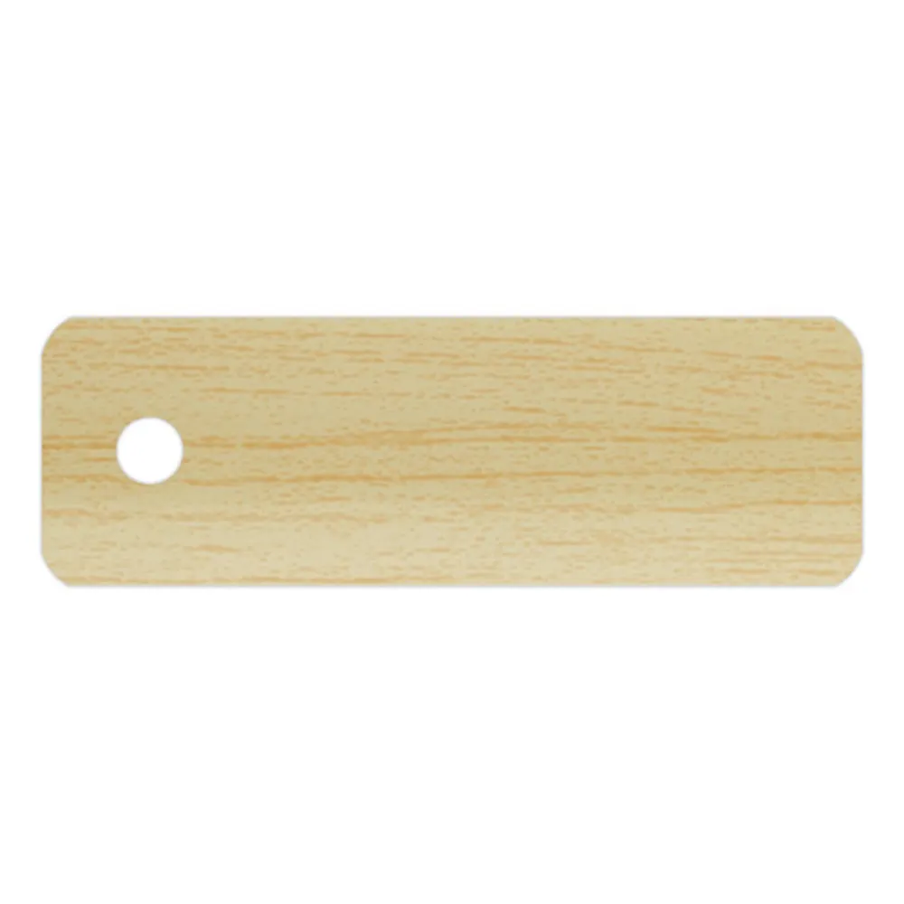 Muestra de lama para veneciana de aluminio a medida | 25 mm / 772081 marrón / mate / imitación madera