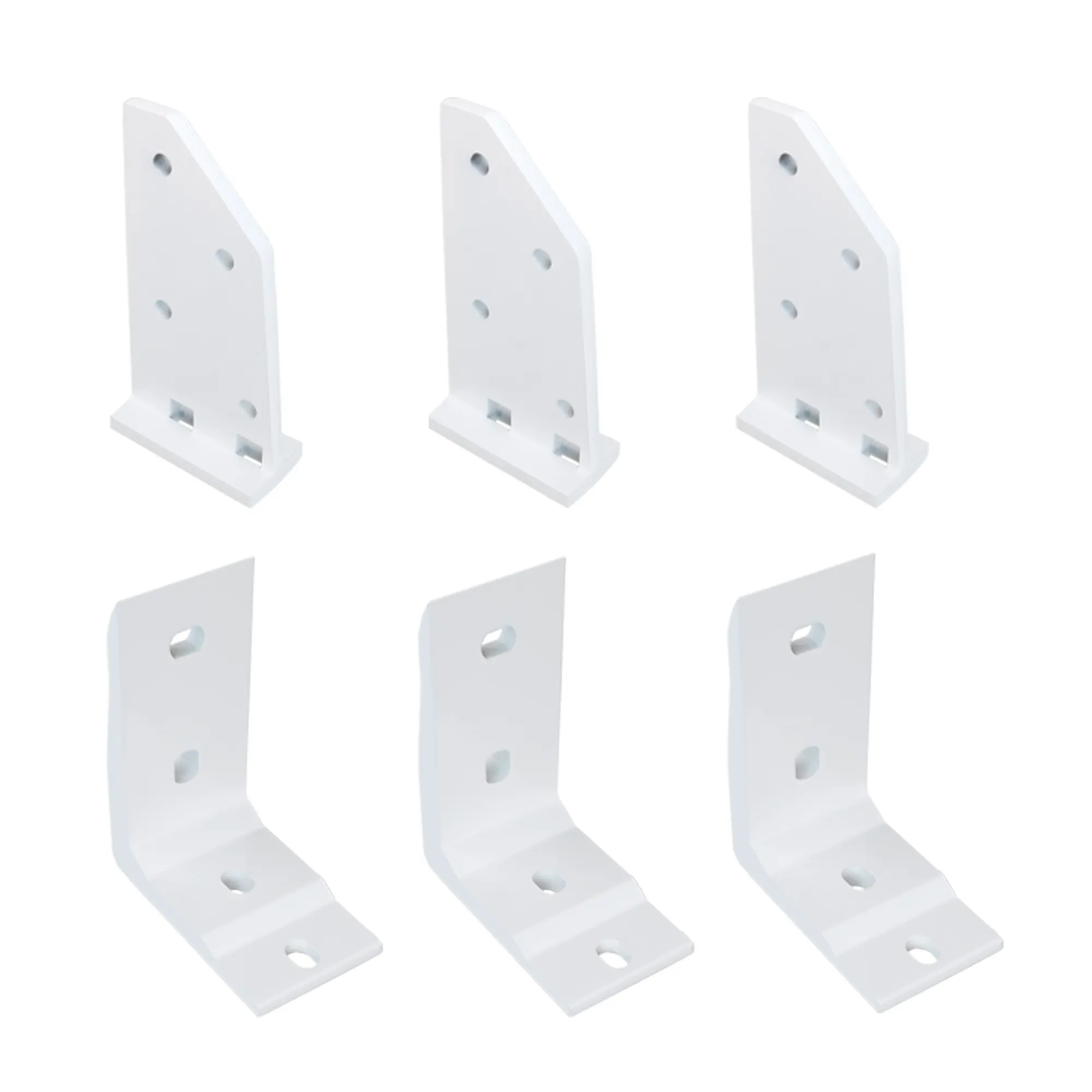 Dachsparrenhalter-Set mit Deckenwinkel für Kassettenmarkise Line | weiß, 3 Stück