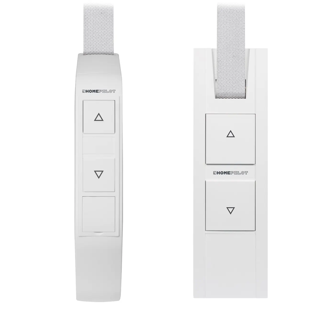 Elektrischer Gurtwickler RolloTron pure mit Bedientasten und Gurtband für Rollläden