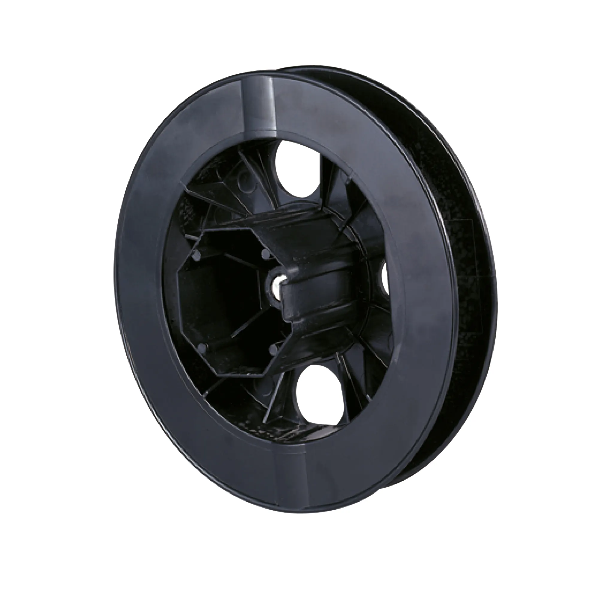 Disco para cinta con soporte de rodillo para eje de persiana octogonal SW60 | Ø 190 mm / Pasador de eje exterior