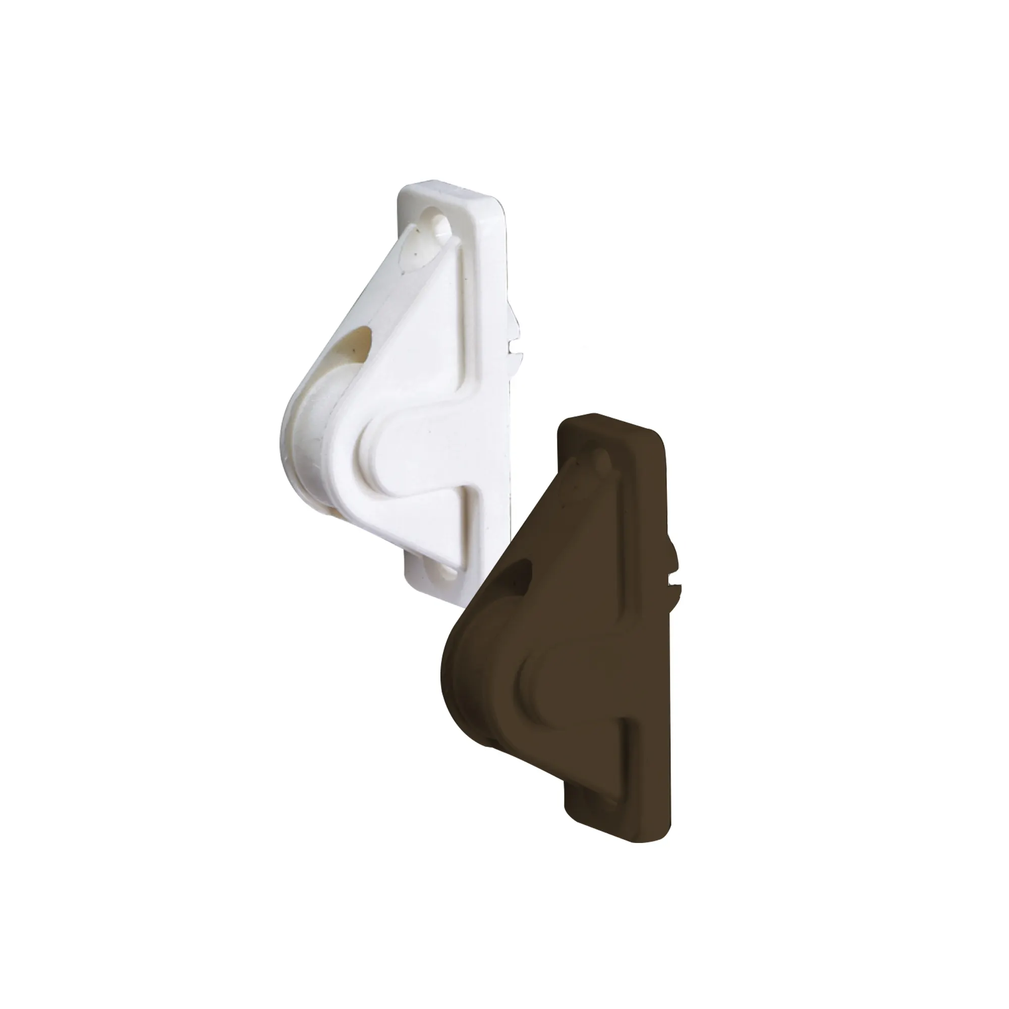 Guida per corda per corda fino a 5 mm, montabile, con fessura di guida e piastra di fissaggio