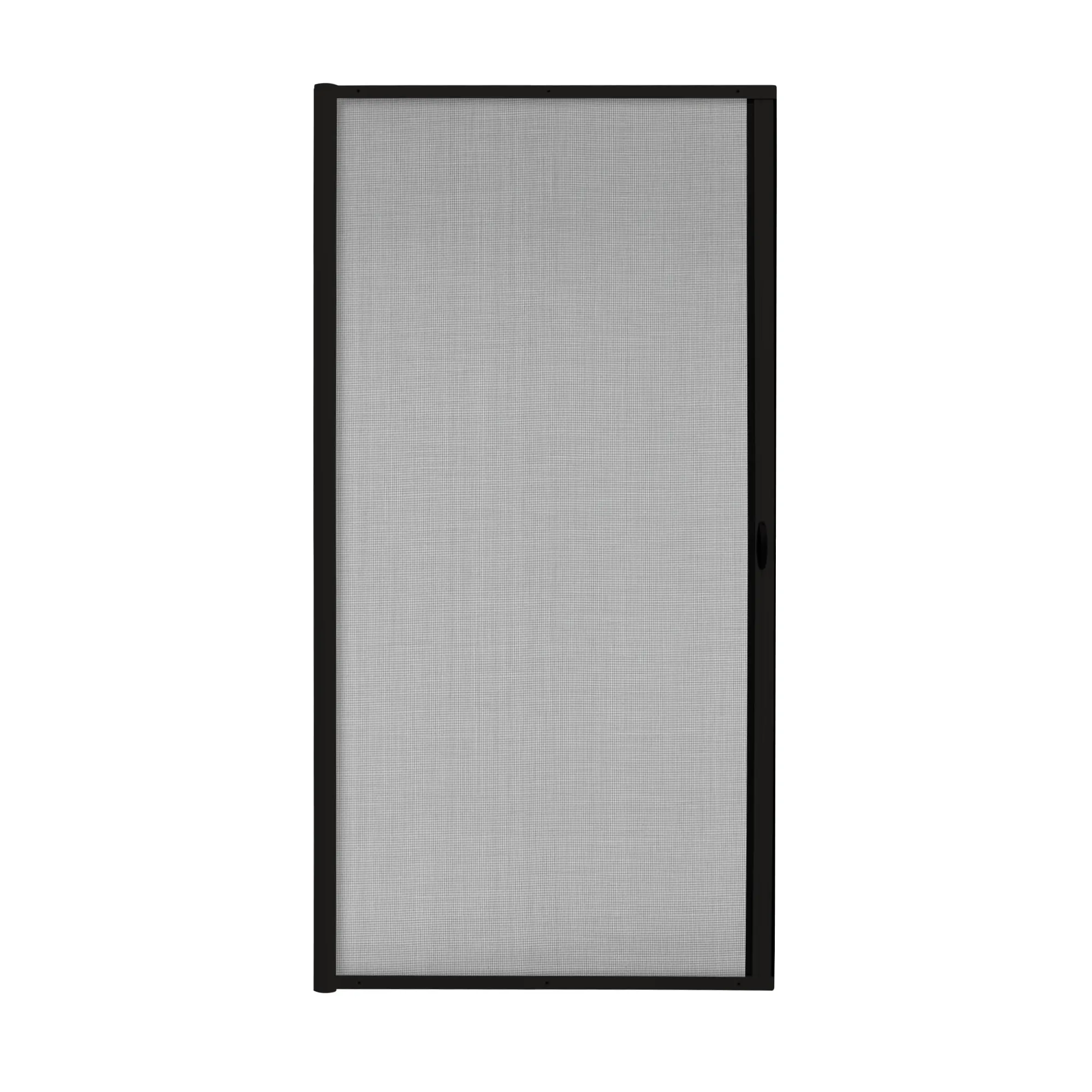 3 in 1 Fliegengittertür / Türrollo Zanzara | Aluminium Rahmen, 125 x 220 cm, anthrazit