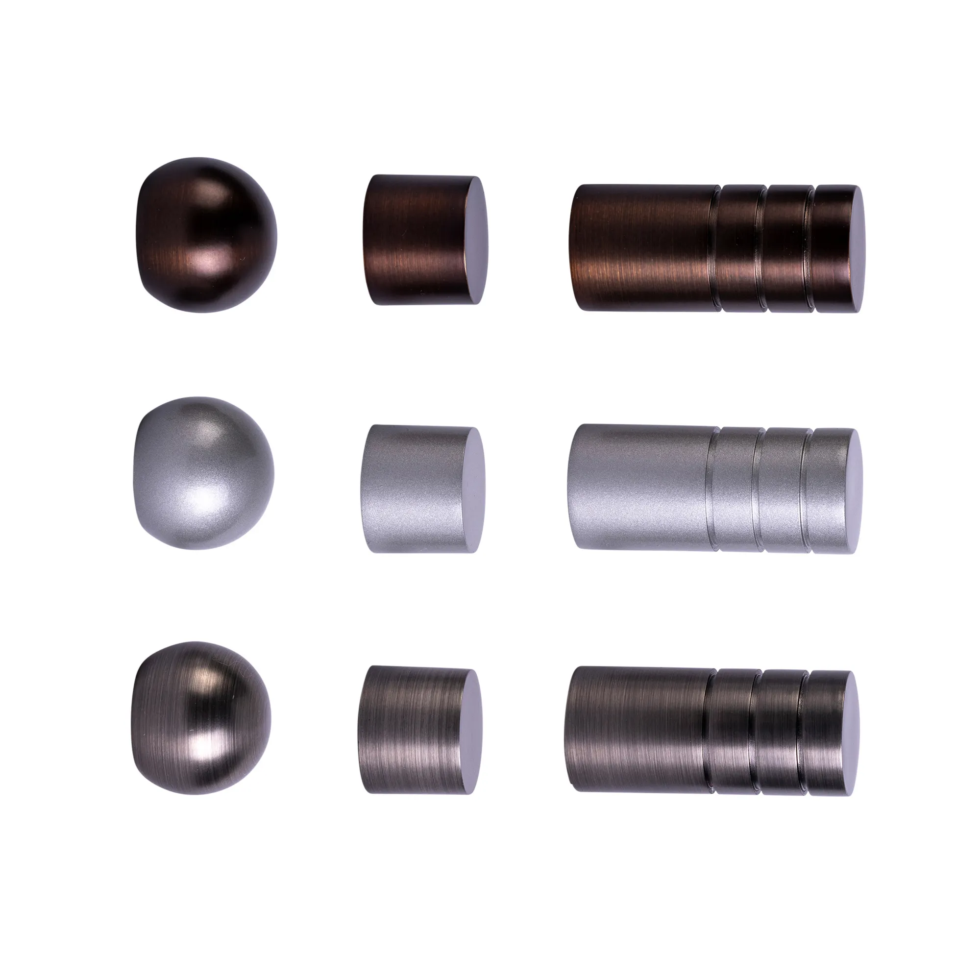 Embout pour tringle à rideau (Types au choix)