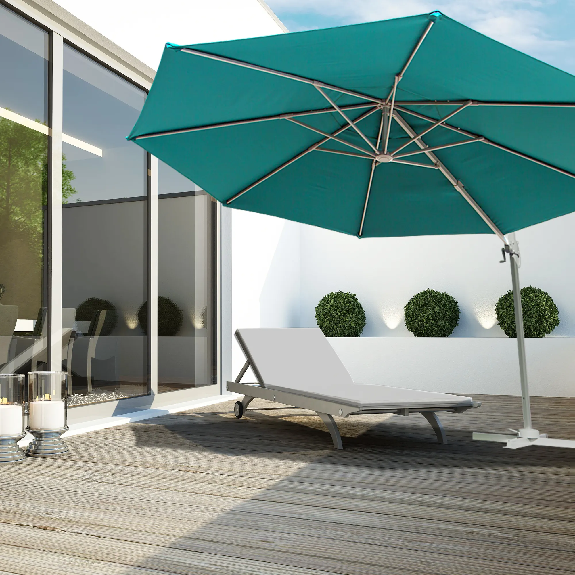 Sonnenschirm Gestell für parapenda Ampelschirm (Typ nach Wahl)