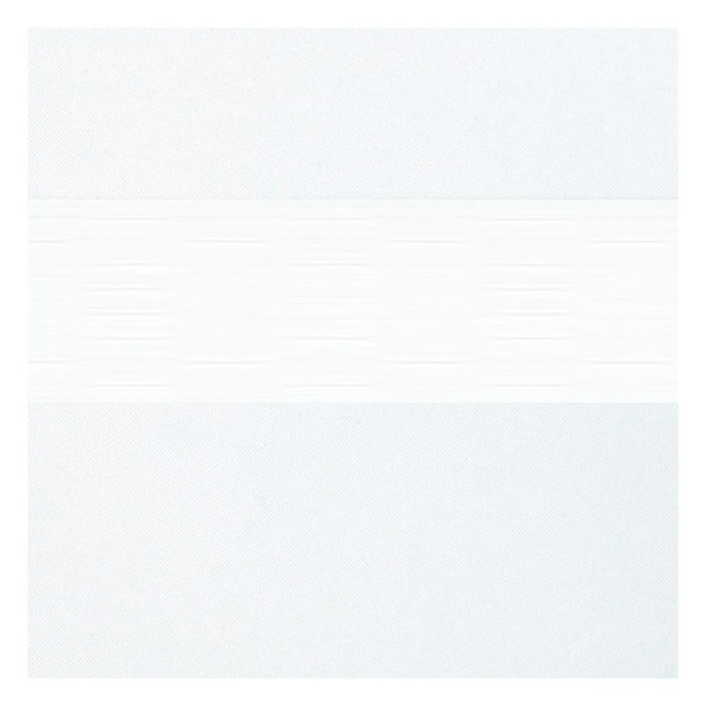 Échantillon tissu pour store enrouleur jour nuit sur mesure | B471 blanc / translucide / Aroso