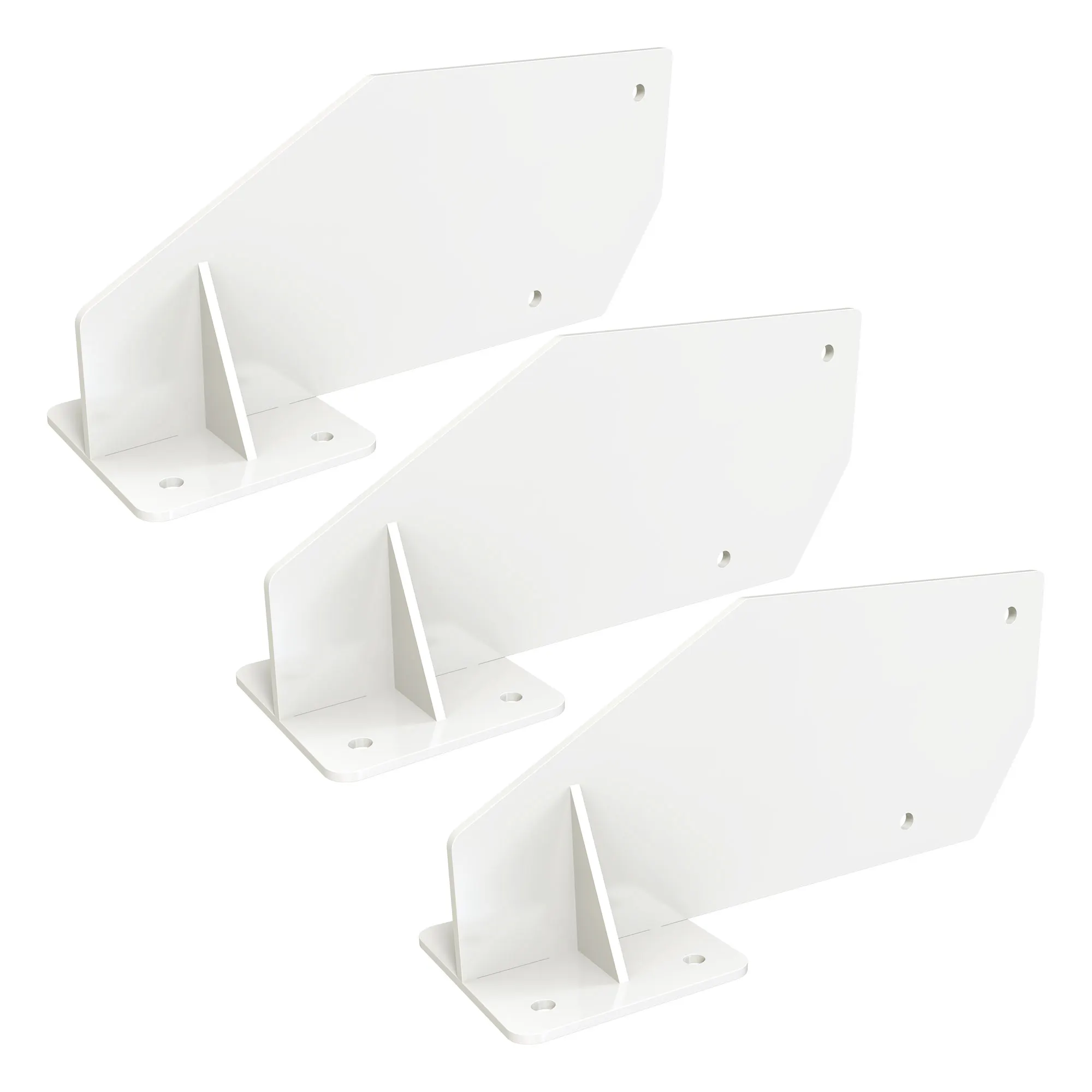 Uchwyt krokwiowy do markizy w kasecie Curve 2000 | biały, 3 sztuki