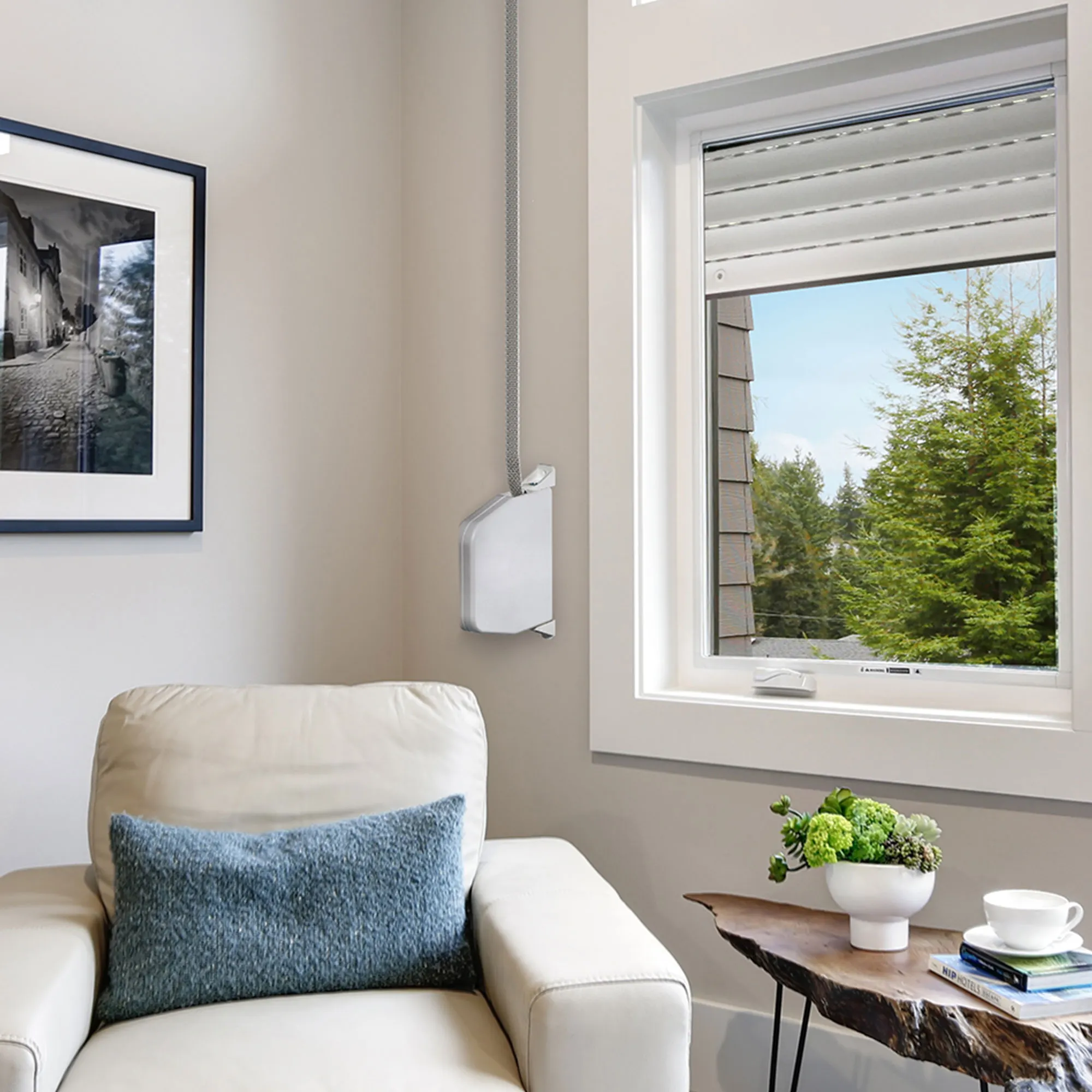 Zwijacz taśmy Maxi natynkowy | biały / bez taśmy / max. 7 m pojemności taśmy