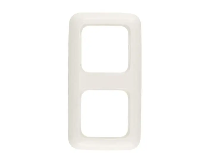 Zweifach-Rahmen für Schalter oder Steckdosen, rechteckig, Duro 2000 SI Rahmen System