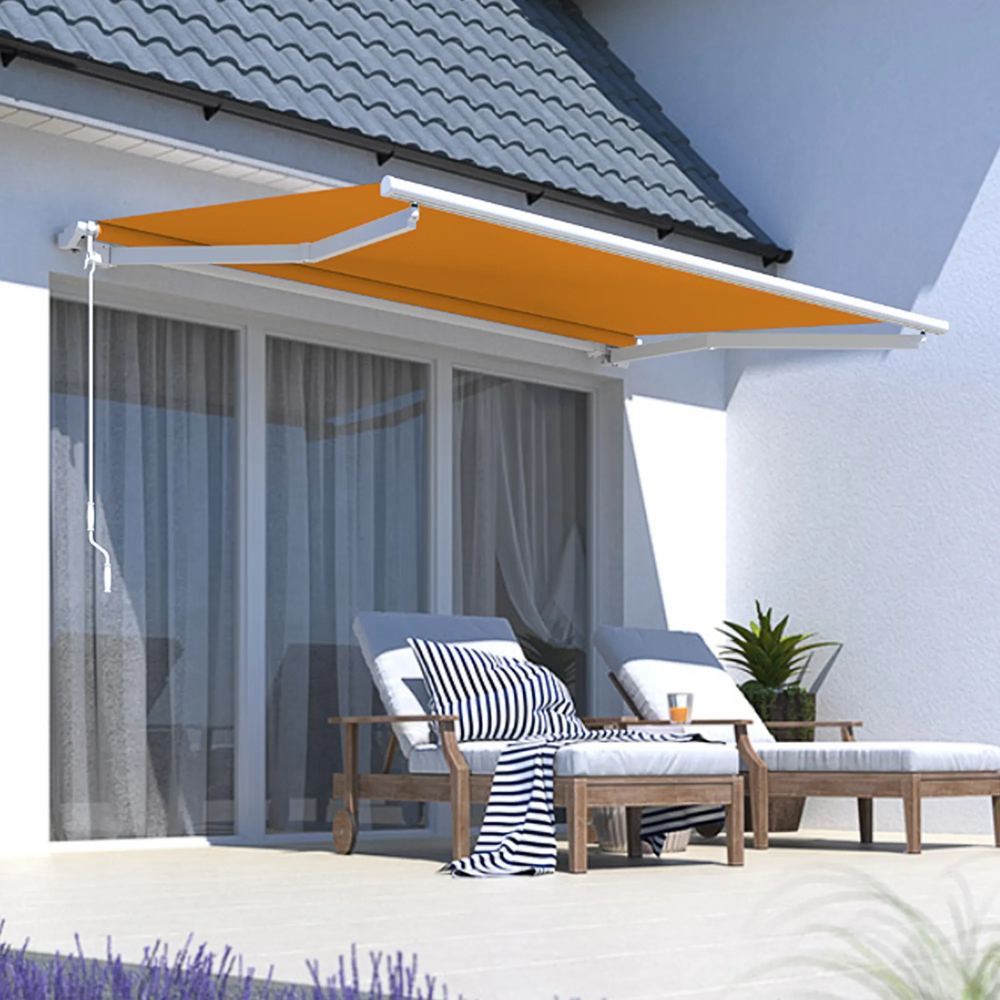 Summer Lite - offene Gelenkarmmarkise nach Maß