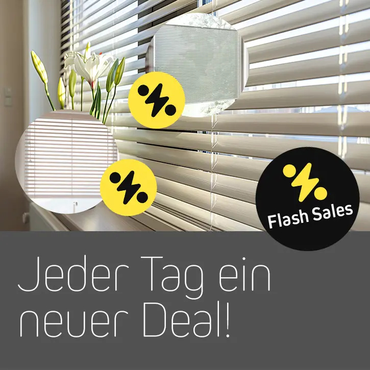 Flash Sales - täglich neues Angebot