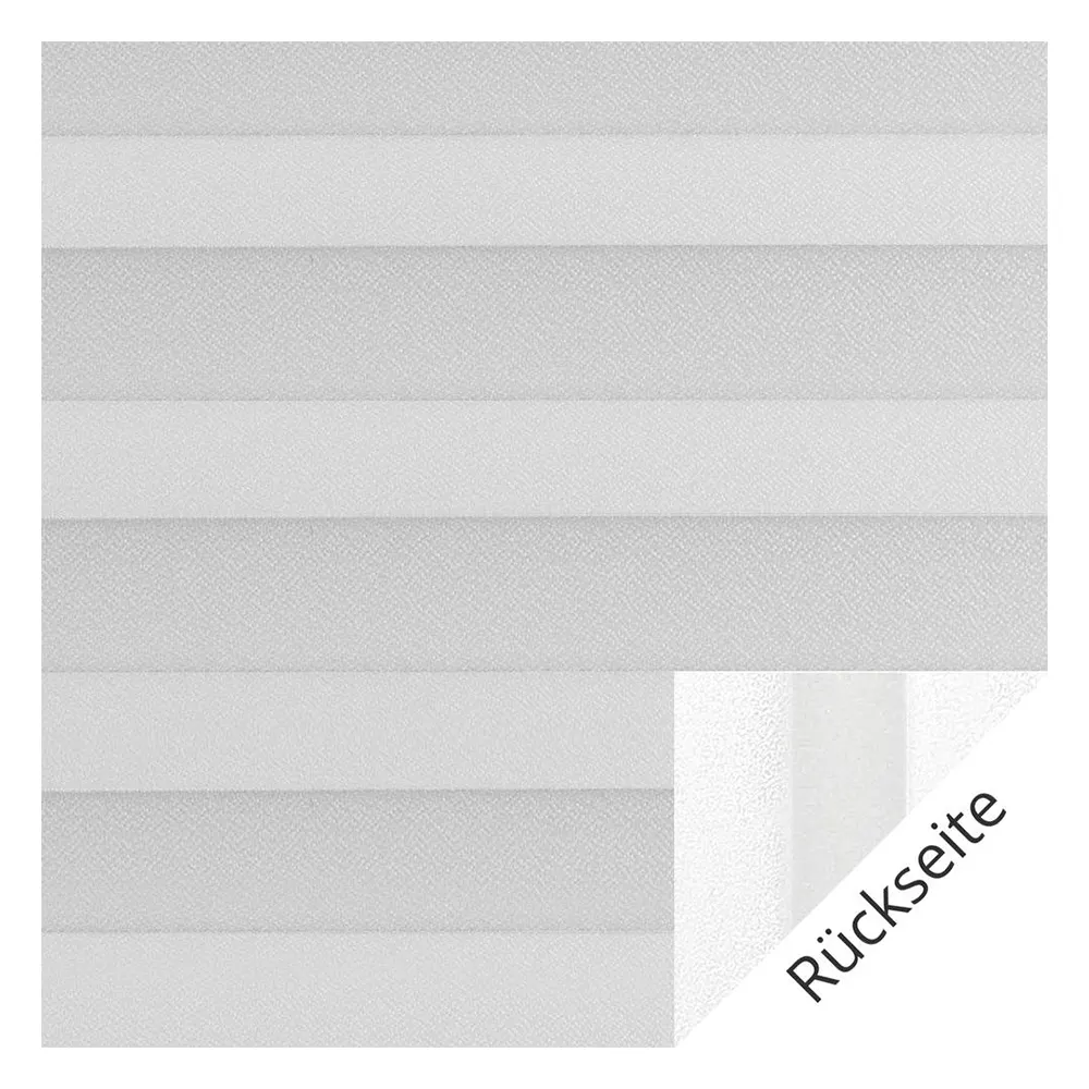 Échantillon tissu pour store plissé sur mesure | 10745 blanc / tamisant / Lunata blackout