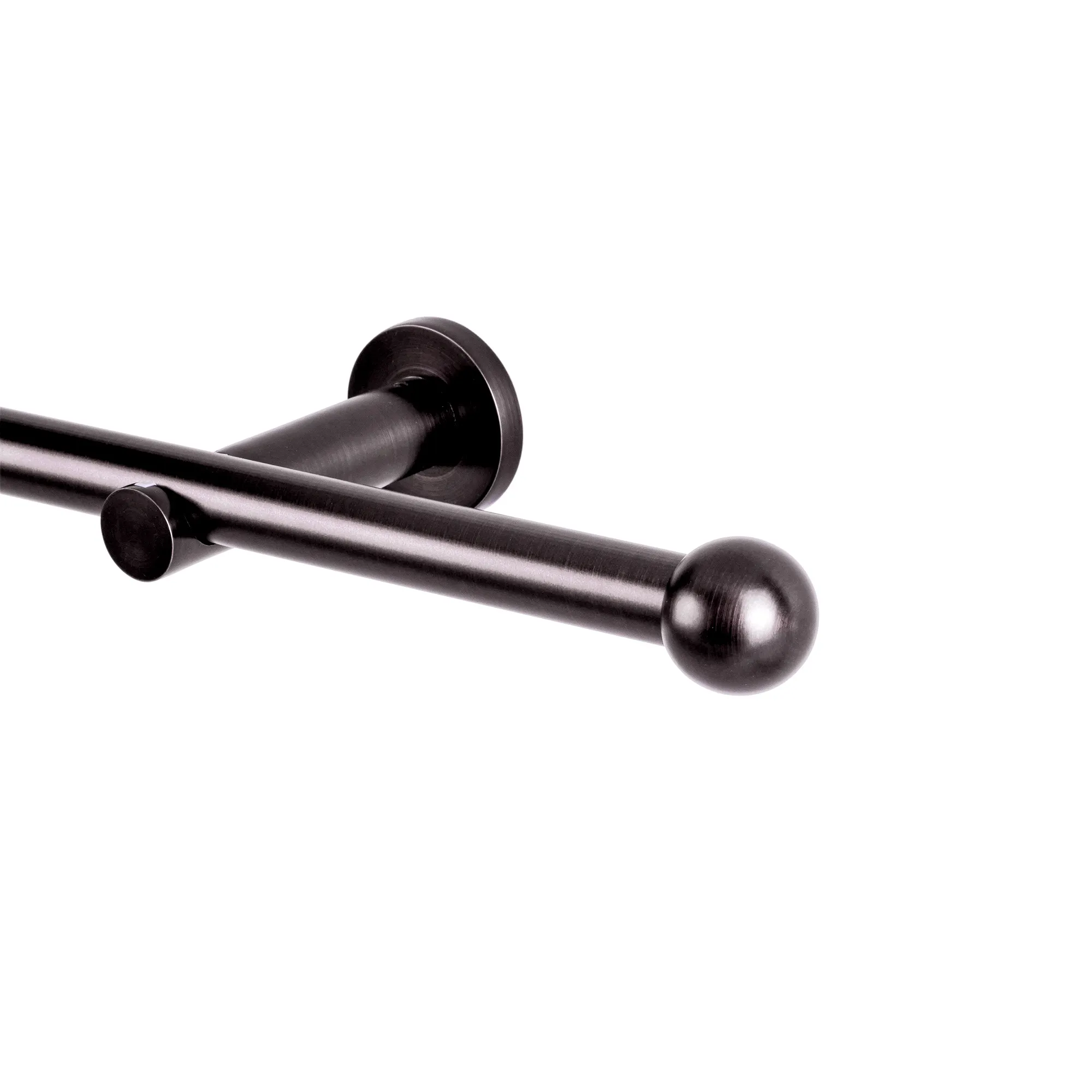 Estremità per asta per tende, forma cilindrica, da fissare a un'asta