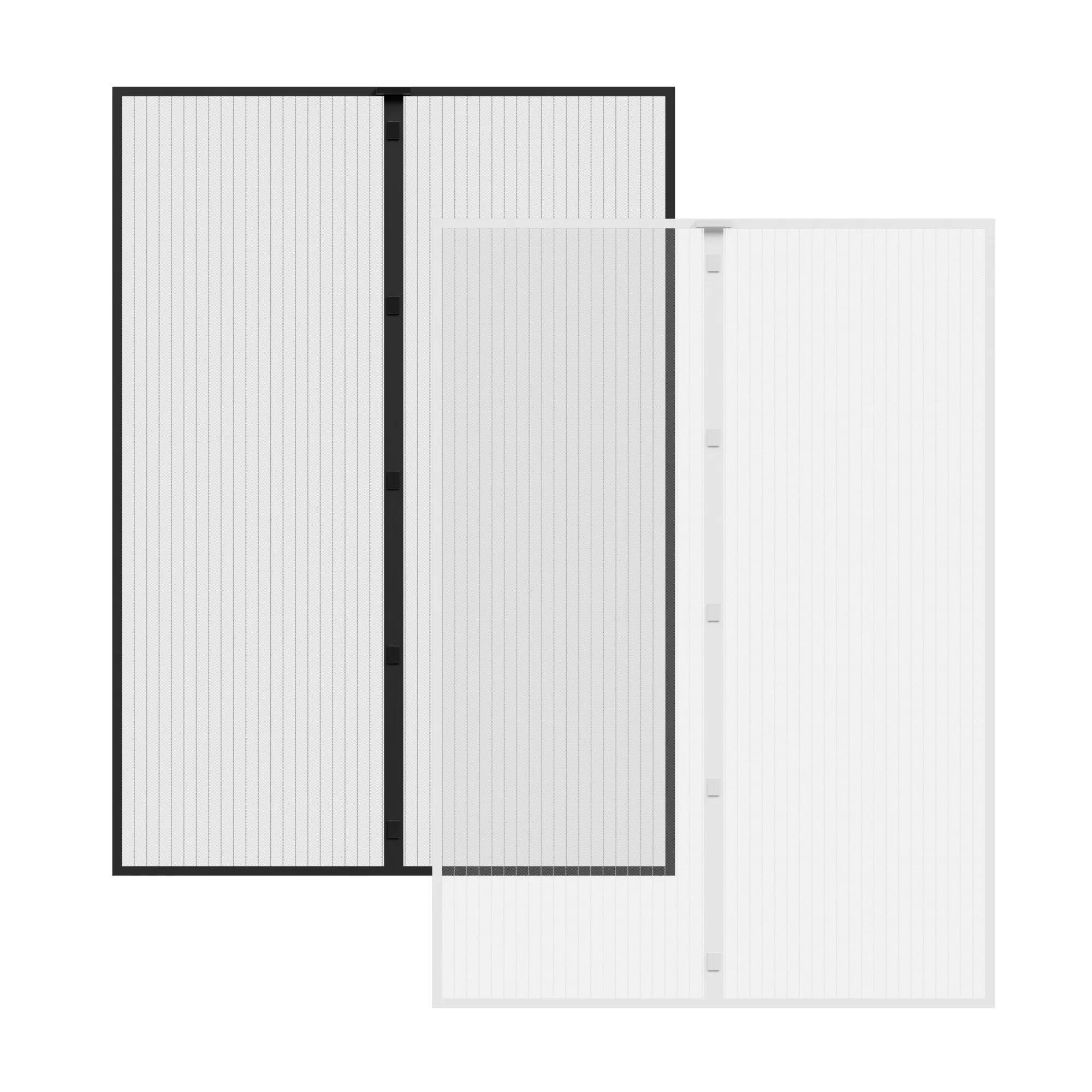 Tenda magnetica per porte con due pannelli e chiusura magnetica