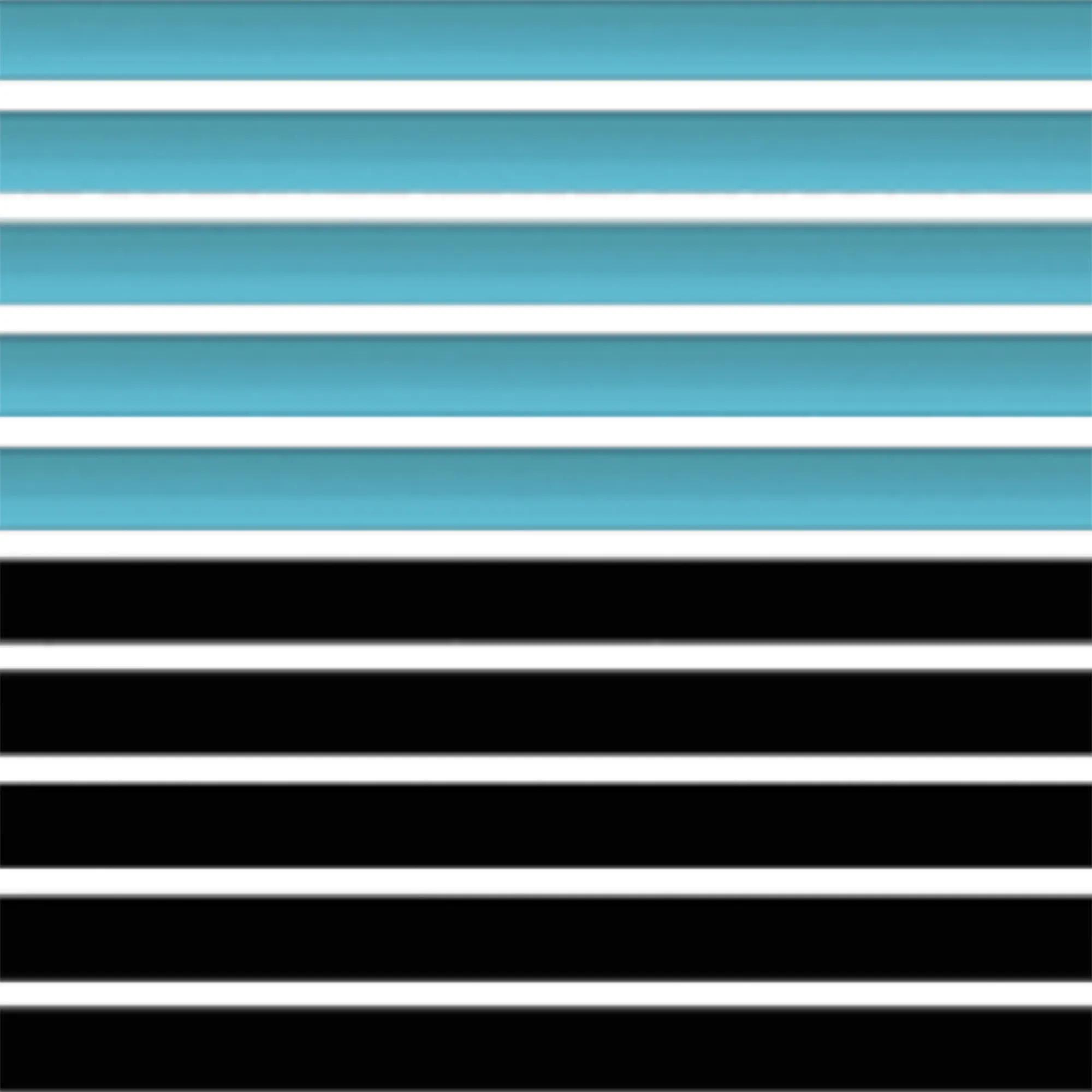 Lamellen-Muster für Aluminium-Jalousie nach Maß | 25 mm / MC06 Duo blau-schwarz / glänzend