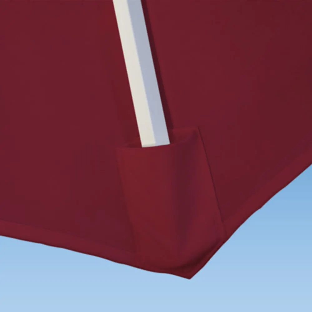 Copertura per ombrello a braccio con palo in supporto, vista dettagliata