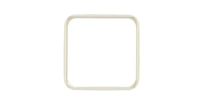 Quadratischer Zwischenrahmen, geeignet für Duro 2000 SI, zur Montage von Schaltern oder Steckdosen