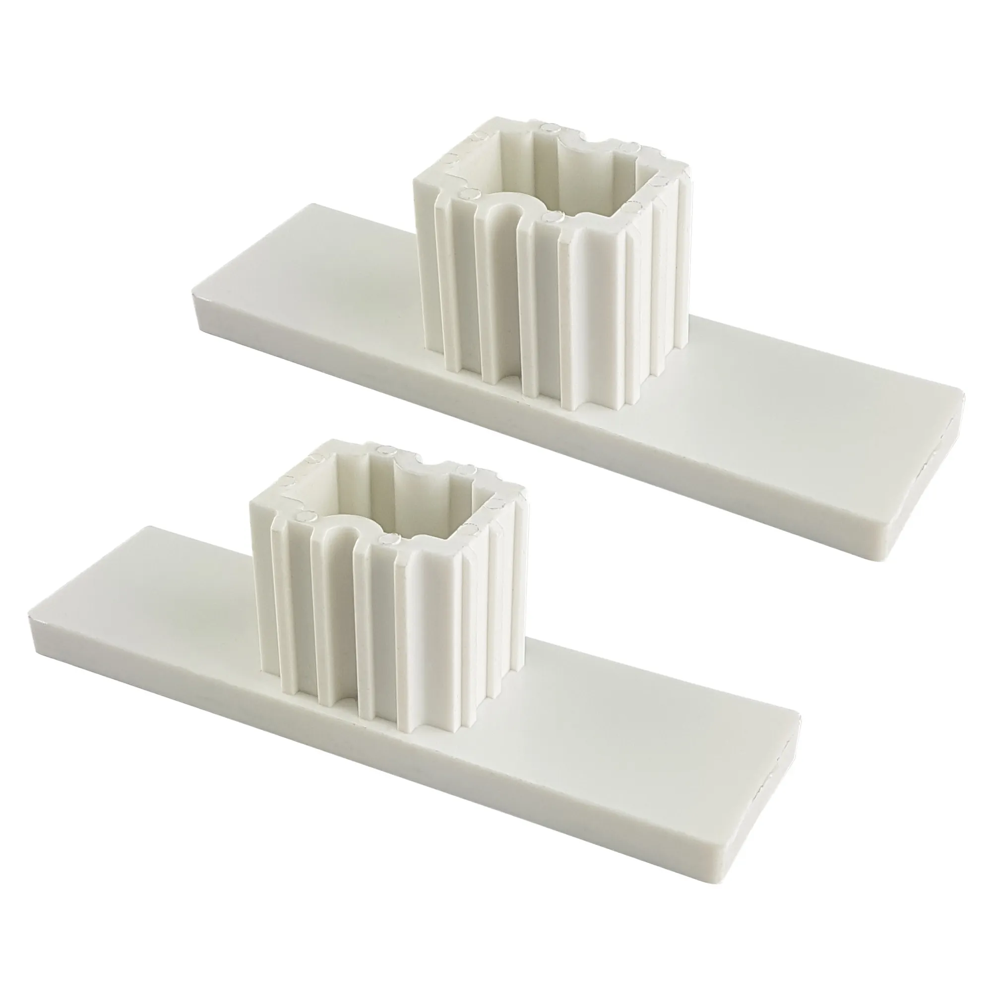 Bouchon pour coulisses de volet roulant PPD 79 (79 x 22 mm) | blanc, 2 pièces