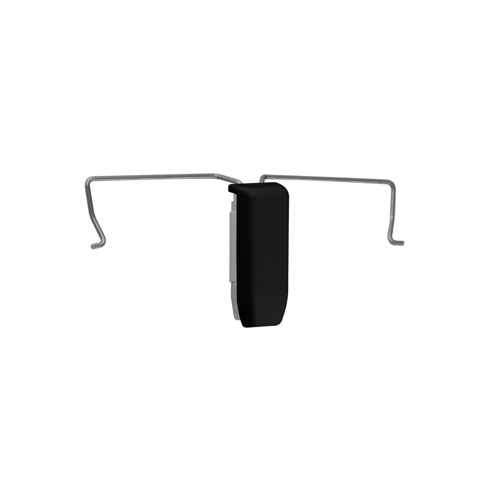 Slim Klemmhalter für Cosiflor / Delphos Plissees VS2 | schwarz, 1 Stück