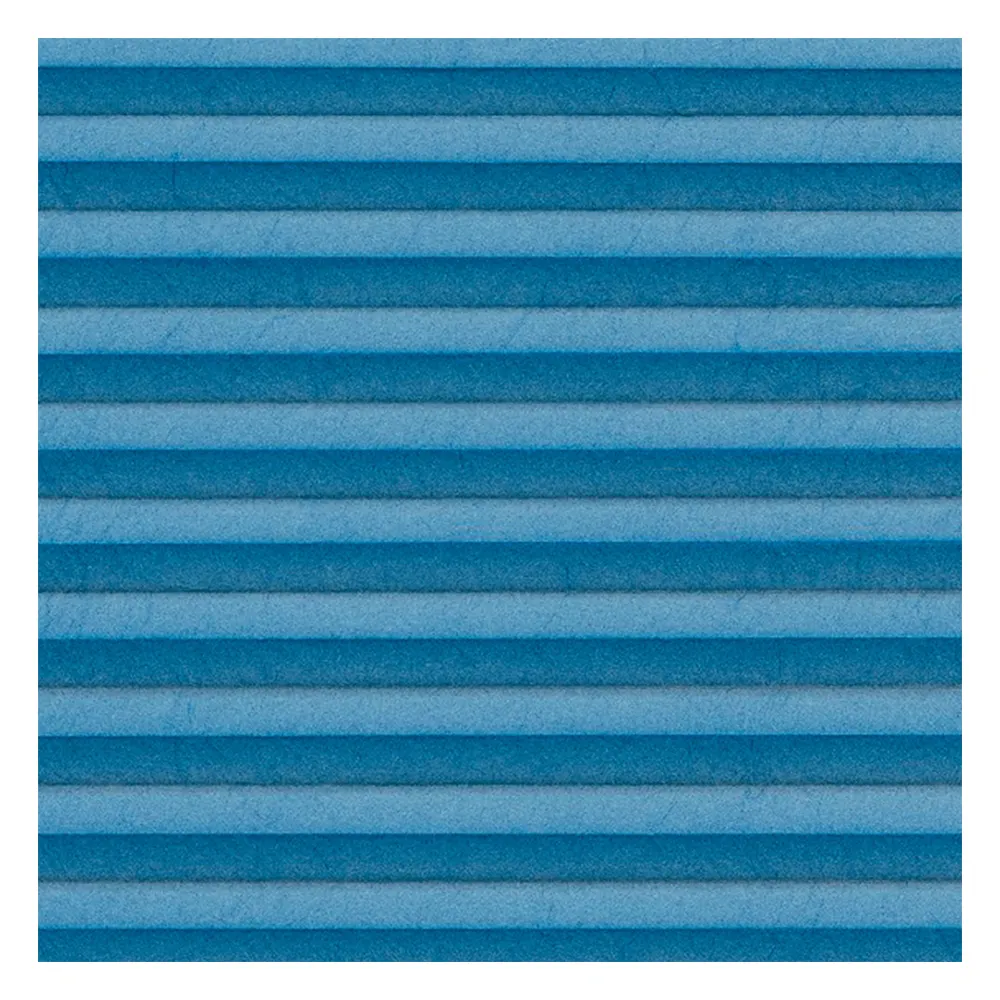 Muestra de tejido para cortina plisada a medida | 20534 azul / traslúcido / Cara Crush Perlmutt Color B2