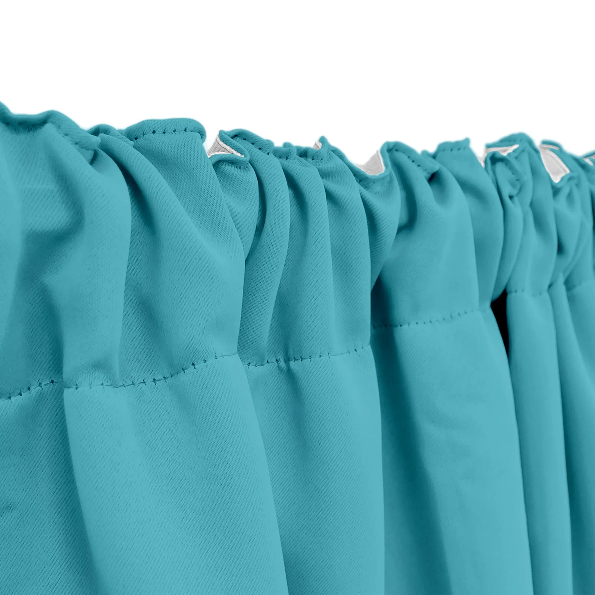 Tenda con arricciatura per coprire decorativamente la finestra