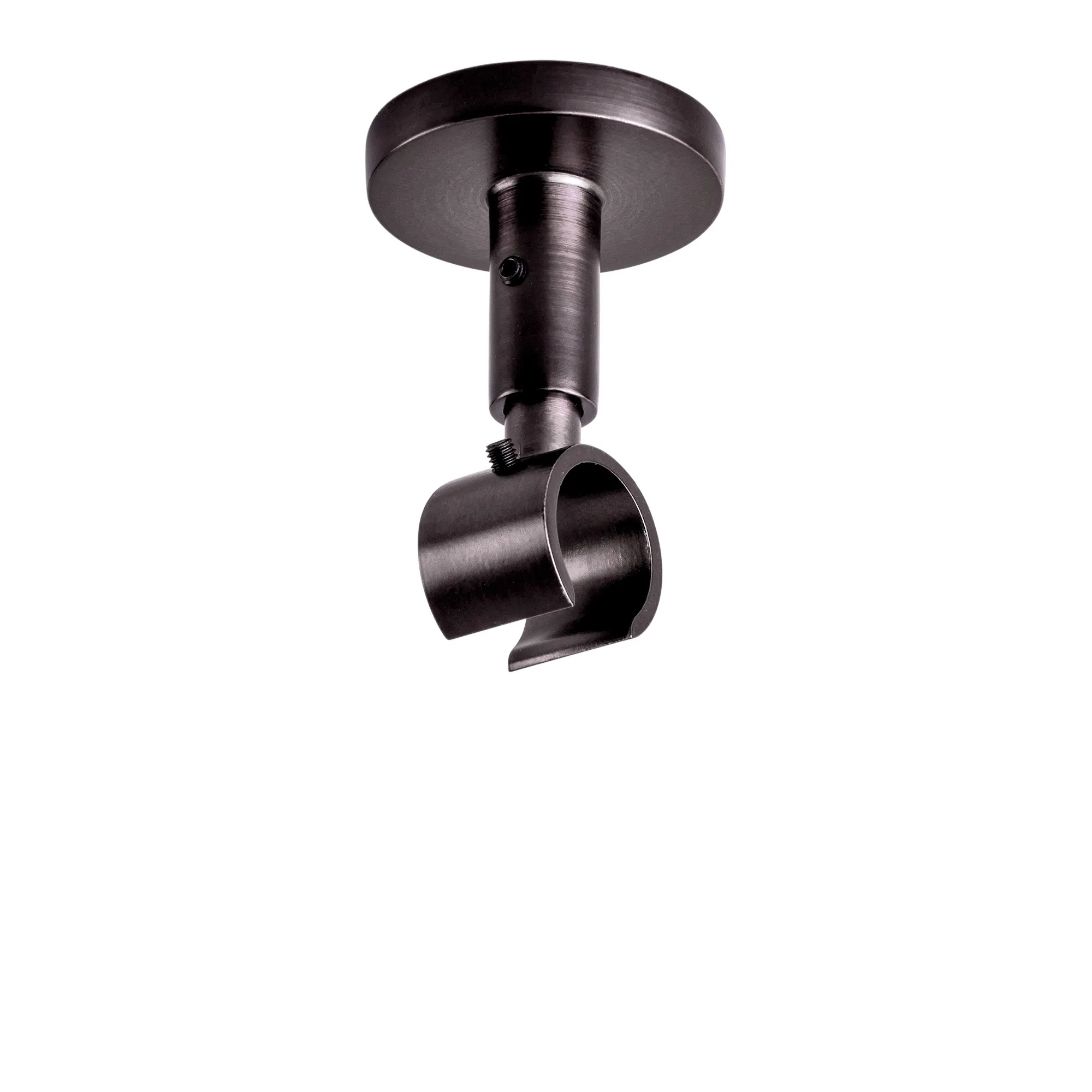 Uchwyt sufitowy do karnisza z wewnętrzną szyną | ⌀ 19 mm, antracytowy szczotkowany, 1 szyna