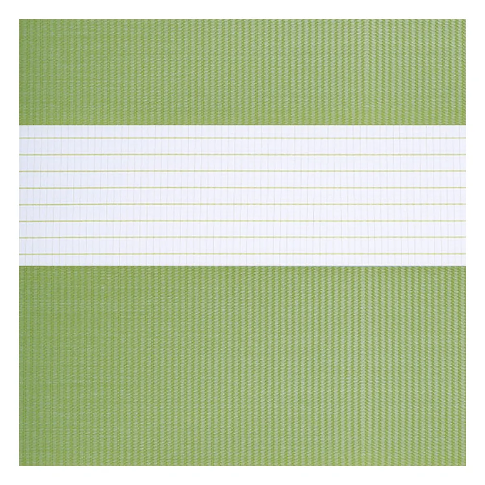 Échantillon tissu pour store enrouleur jour nuit sur mesure | F7814 vert / translucide / Autumn