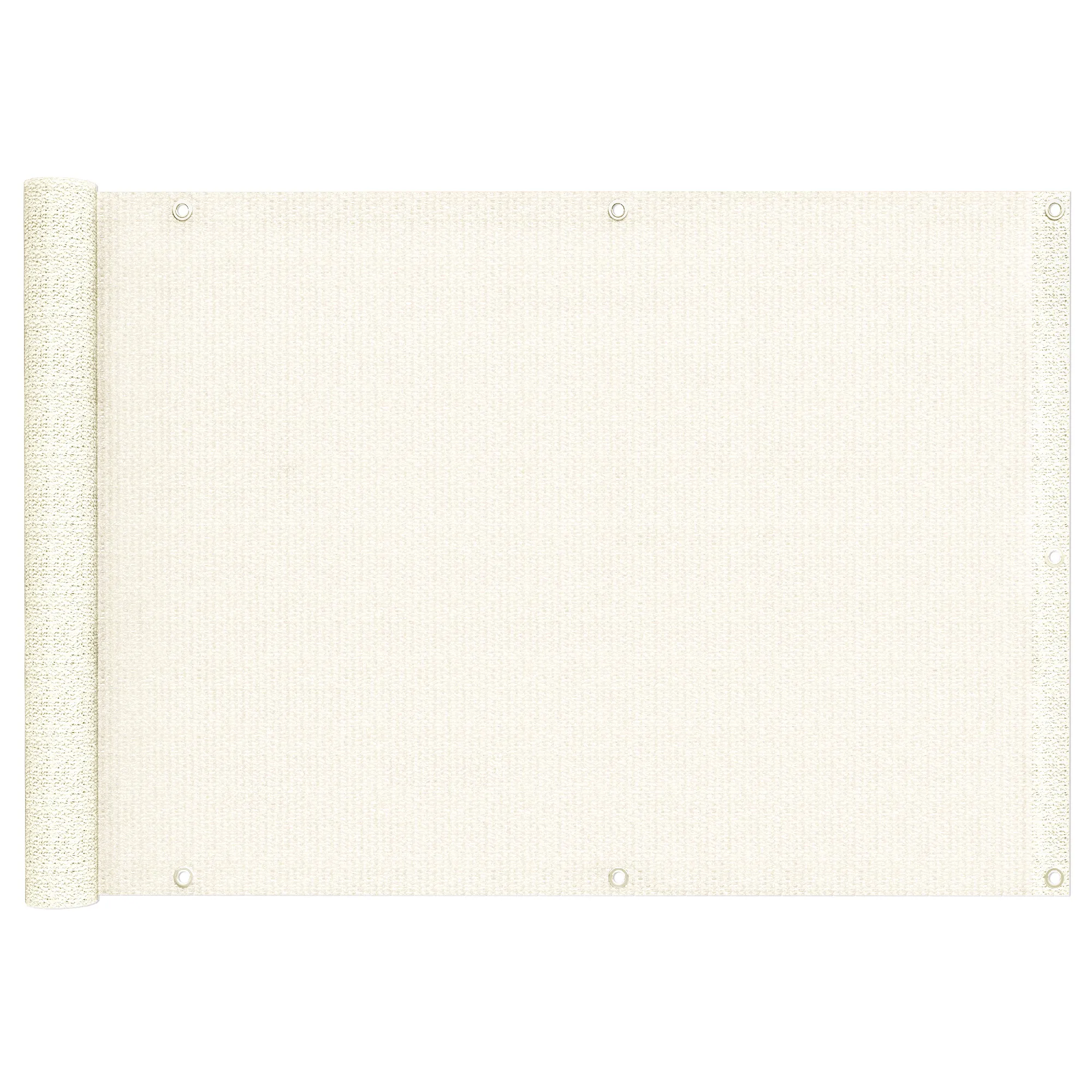 Brise-vue pour balcon - Polyéthylène / Respirant | 300 x 75 cm, marbre