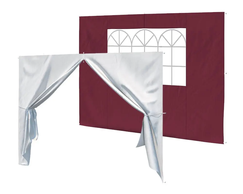 Faltpavillon mit Seitenwänden und Fenster, geeignet für Outdoor-Veranstaltungen