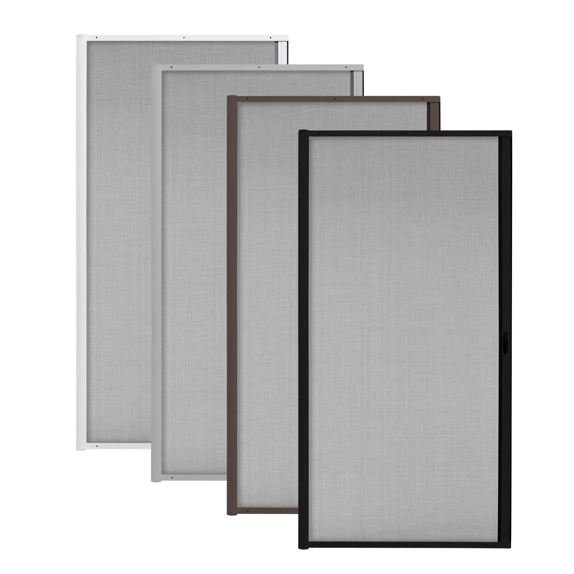 3 in 1 Fliegengittertür / Türrollo Zanzara (Typ nach Wahl)