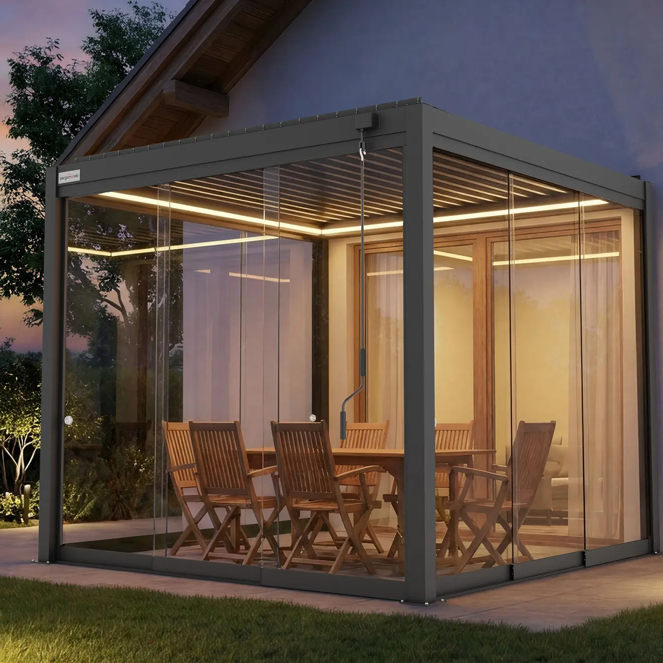 Vorteile deiner Glasschiebewände einer Pergola