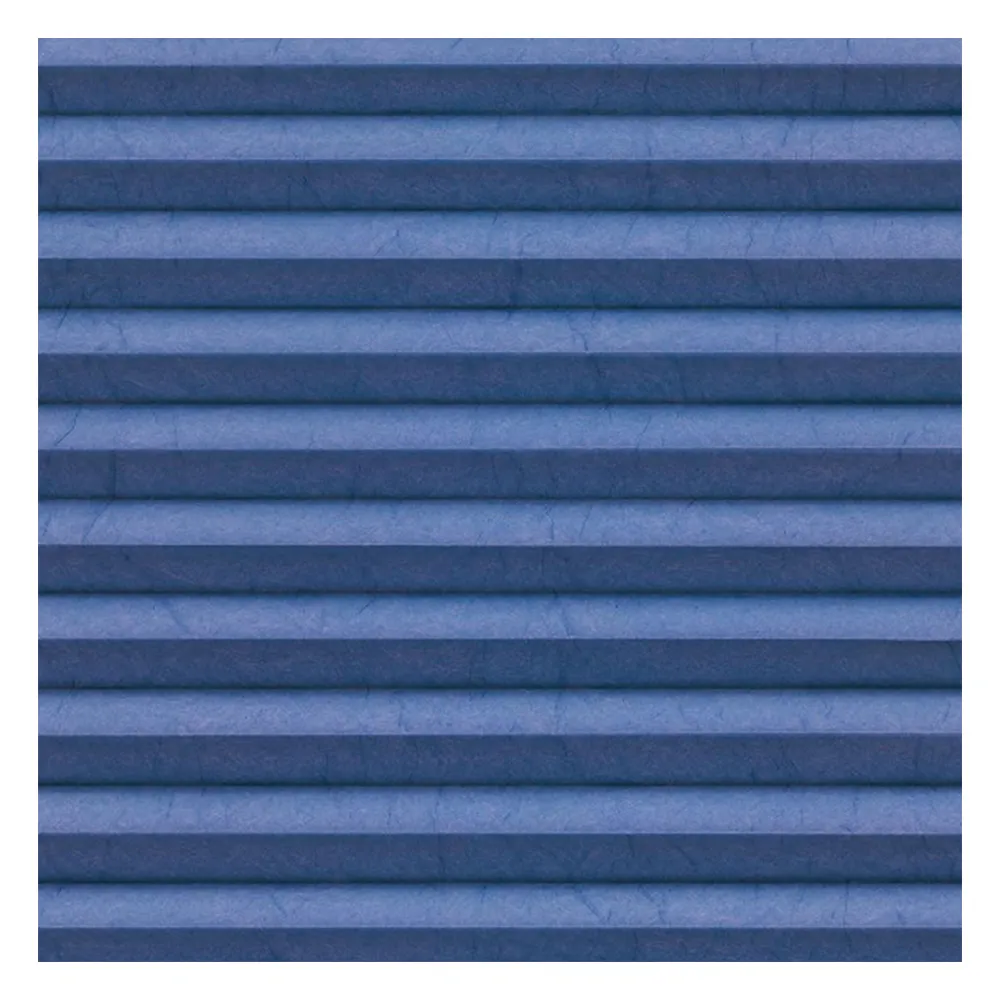 Stoffmuster für Plissee nach Maß | 10229 blau / lichtdurchlässig / Cara Crush B1