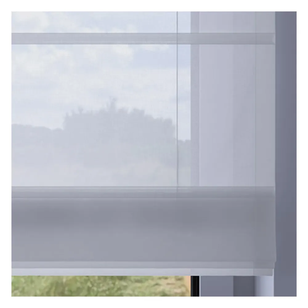 Muestra de tejido para estor plegable a medida | 04 gris / transparente / Ardea