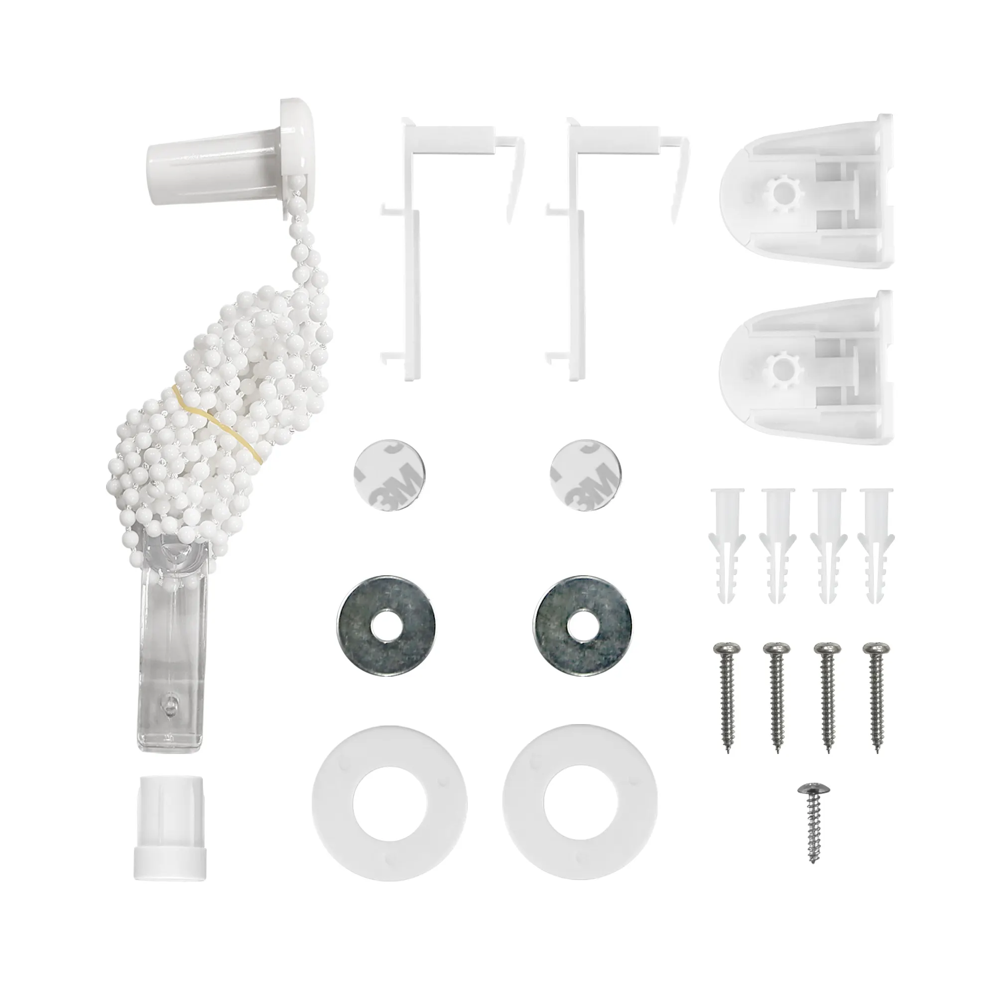 Set di ricambi per tende oscuranti e termiche con catena, supporti e viti