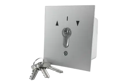 Schlüsselschalter Unterputz mit drei Schlüsseln, geeignet für Steuerungsfunktionen