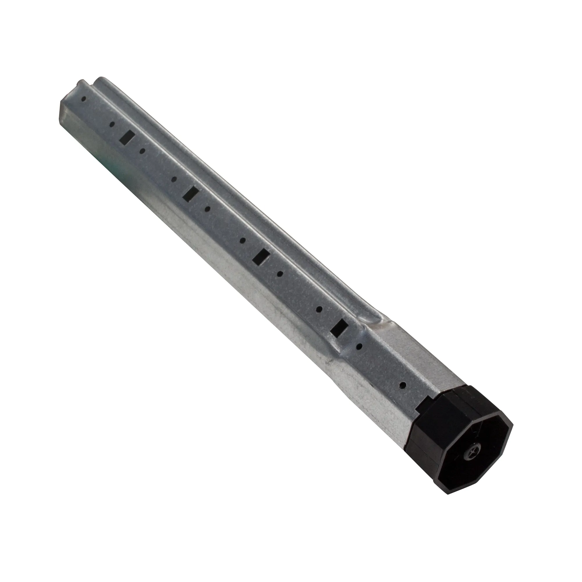 Albero telescopico per tapparelle a 8 lati, componente meccanico per adattamento e collegamento