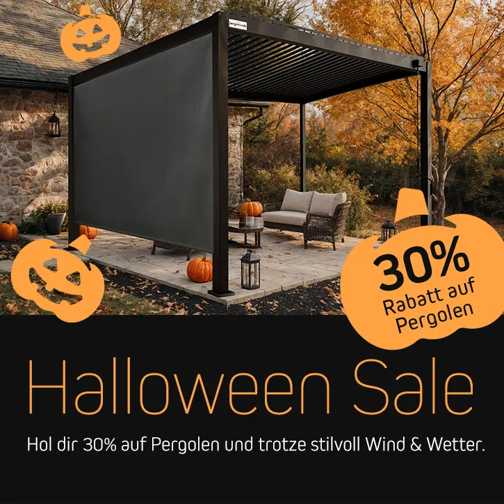 30% Rabatt auf Pergolen