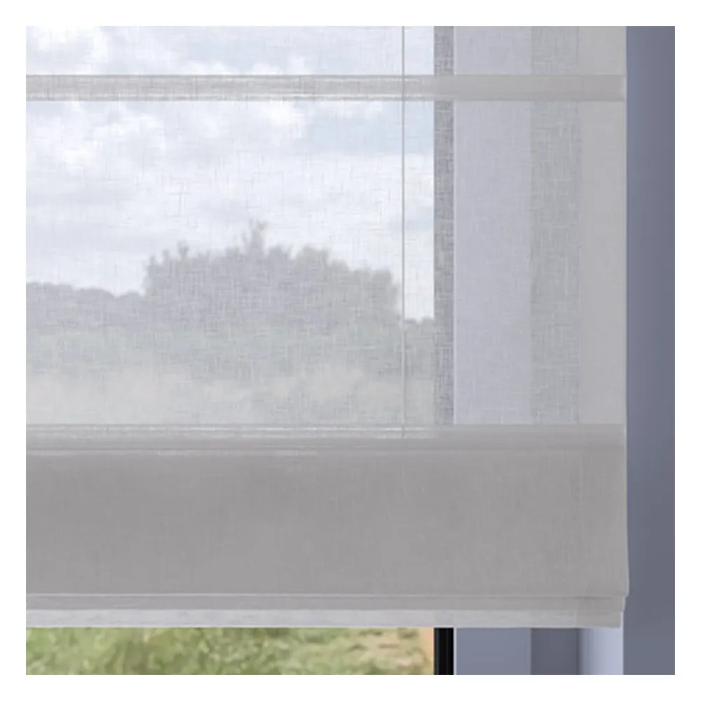 Stoffmuster für Raffrollo nach Maß | 02 beige / lichtdurchlässig / Tivoli Stoffmuster für Raffrollo nach Maß | 02 beige / lichtdurchlässig / Tivoli