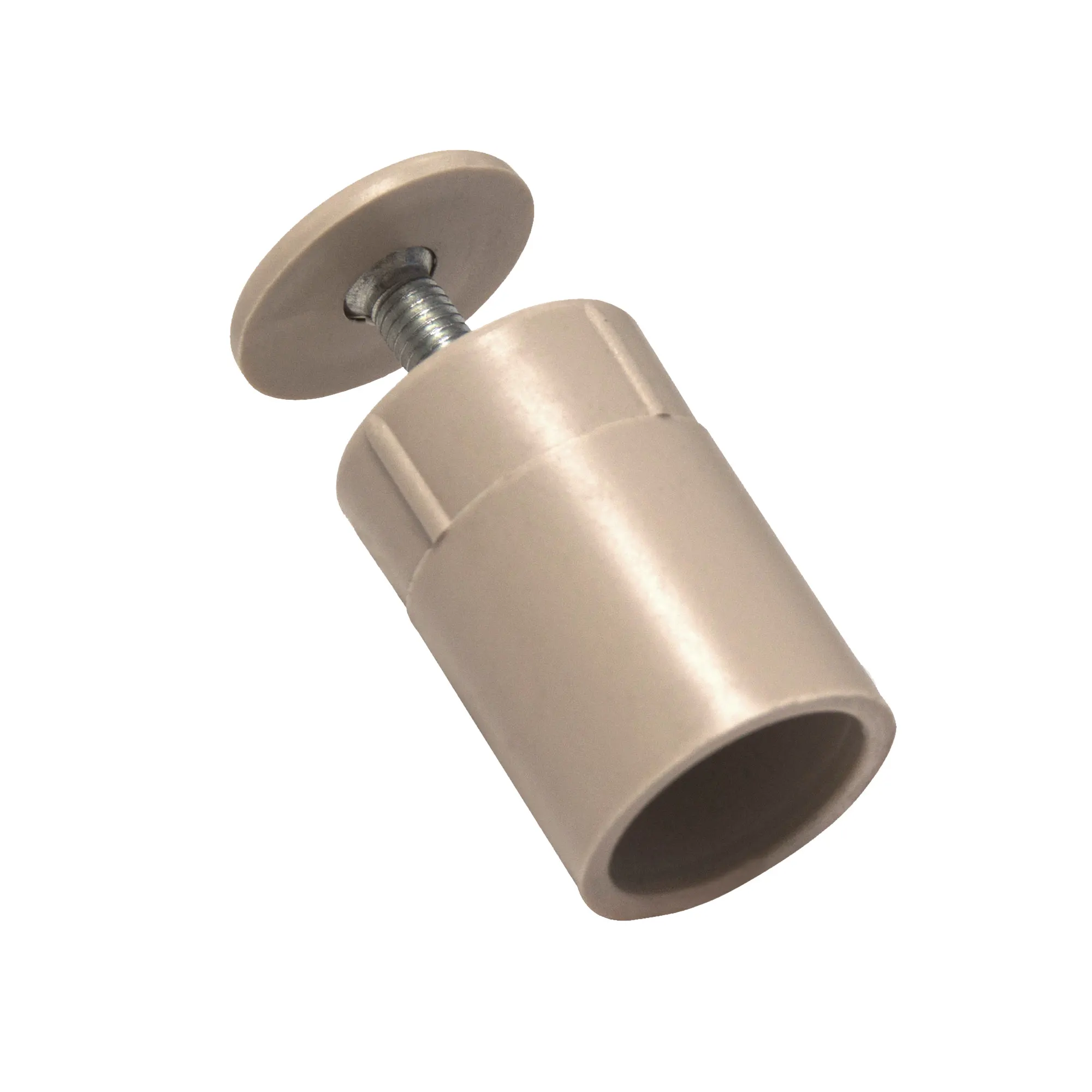 Tope para lama final de persiana | 30 mm de longitud, beige