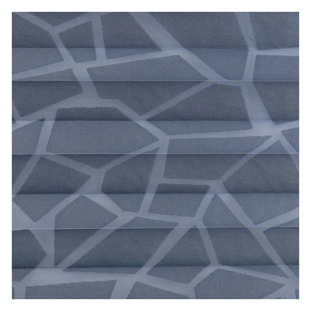 Échantillon tissu pour store plissé sur mesure | 30694 bleu / transparent / Mira