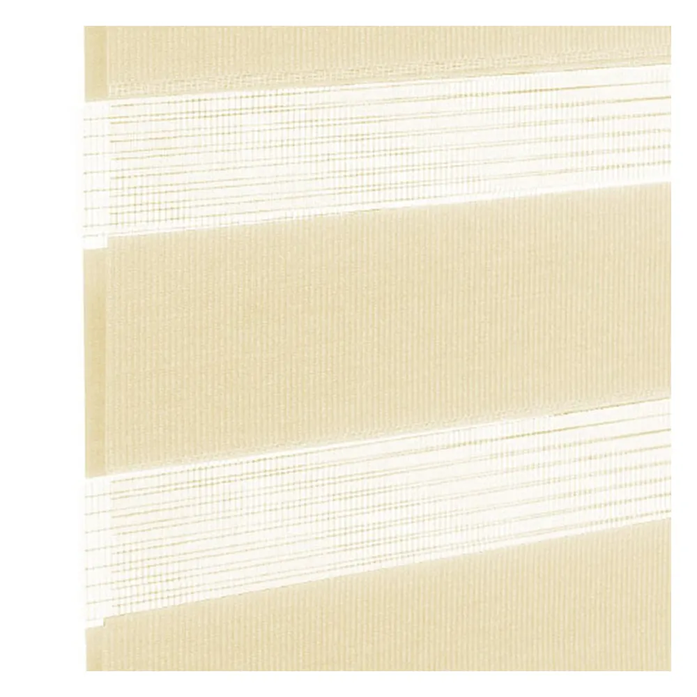 Échantillon tissu pour store enrouleur jour nuit sur mesure | BH05 crème / translucide / Londres